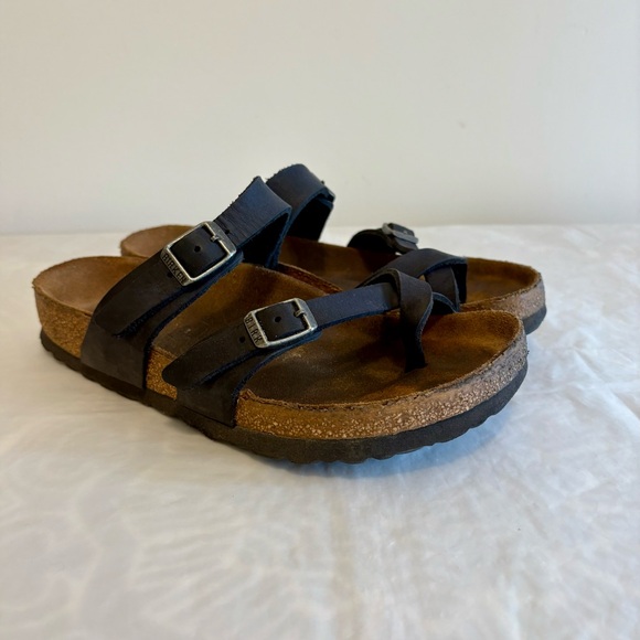 Black Mayari Birkenstocks Size 37 - Picture 1 of 8